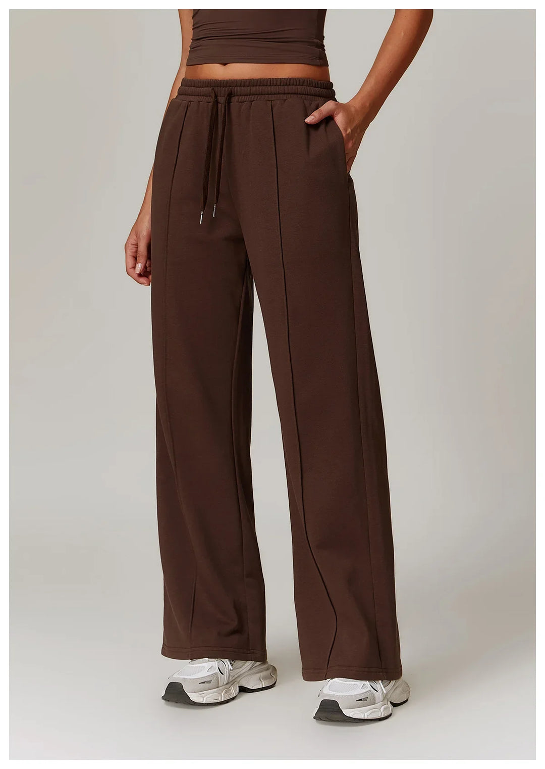 Duttini | High Rise Jogger for Women in Soft Fabric, Black