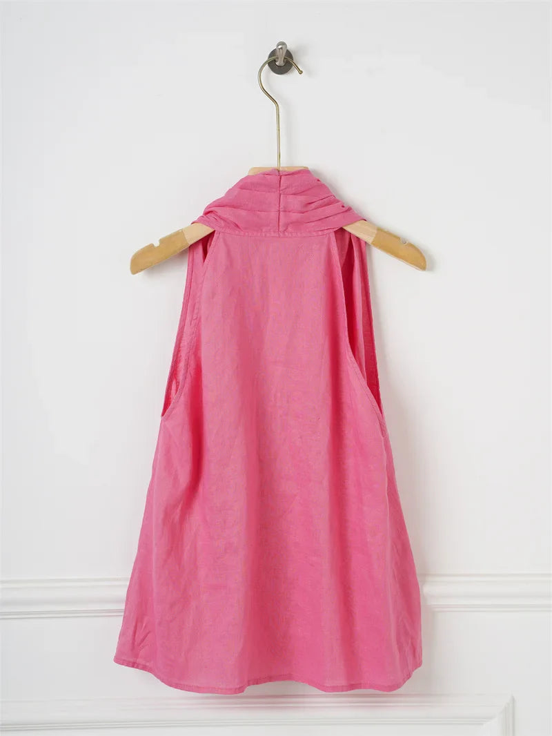 Duttini | Drape Linen Vest