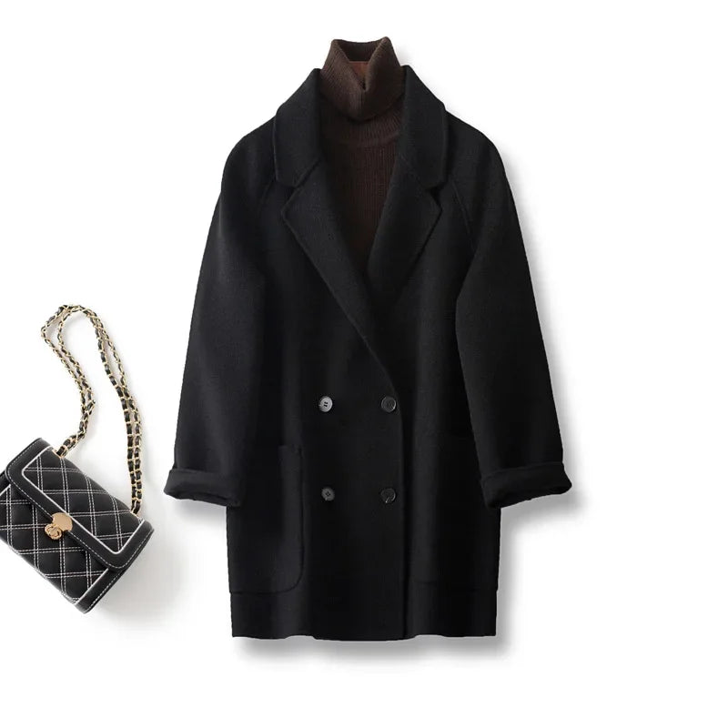 Duttini | Wool Herringbone Coat
