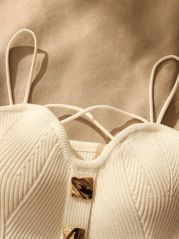 Duttini | Silk Camisole for Women in Ivory