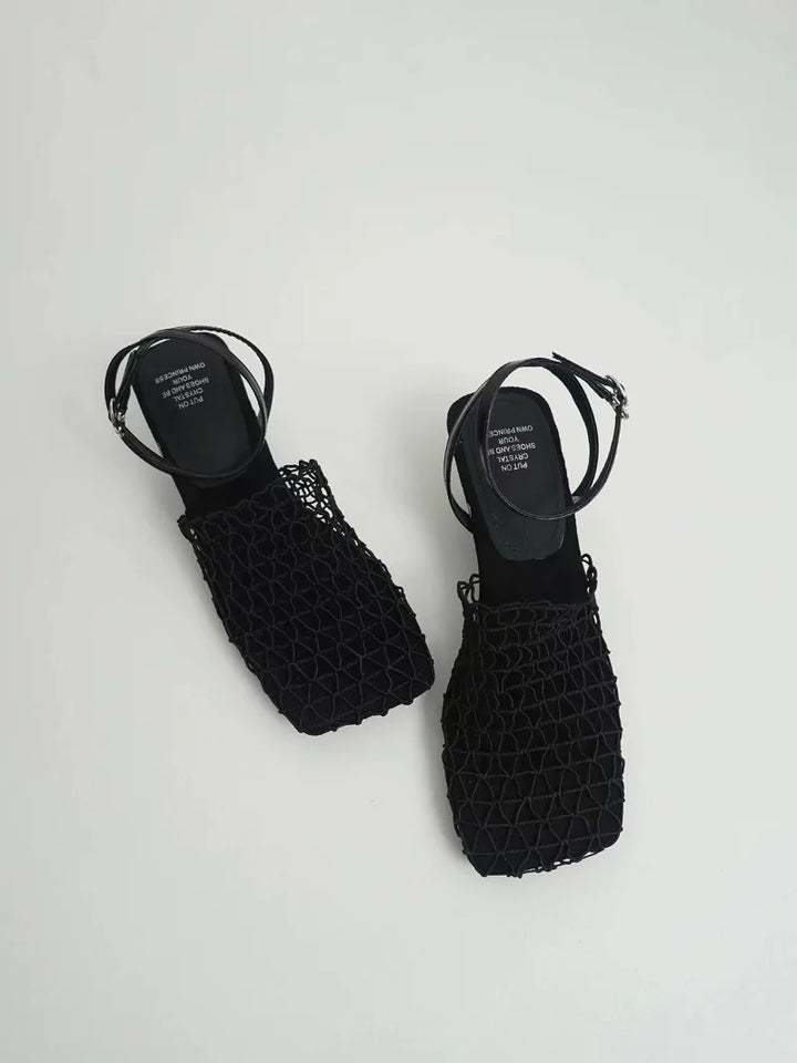 Duttini | Mesh Weave Heels