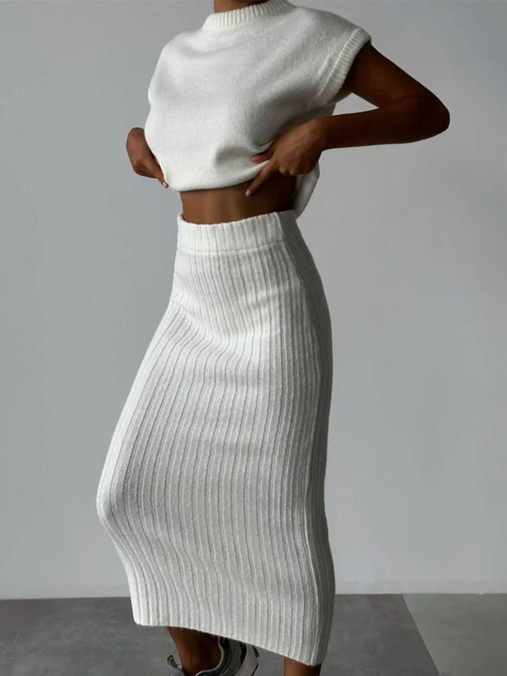 Duttini | Rib Sleeveless Set