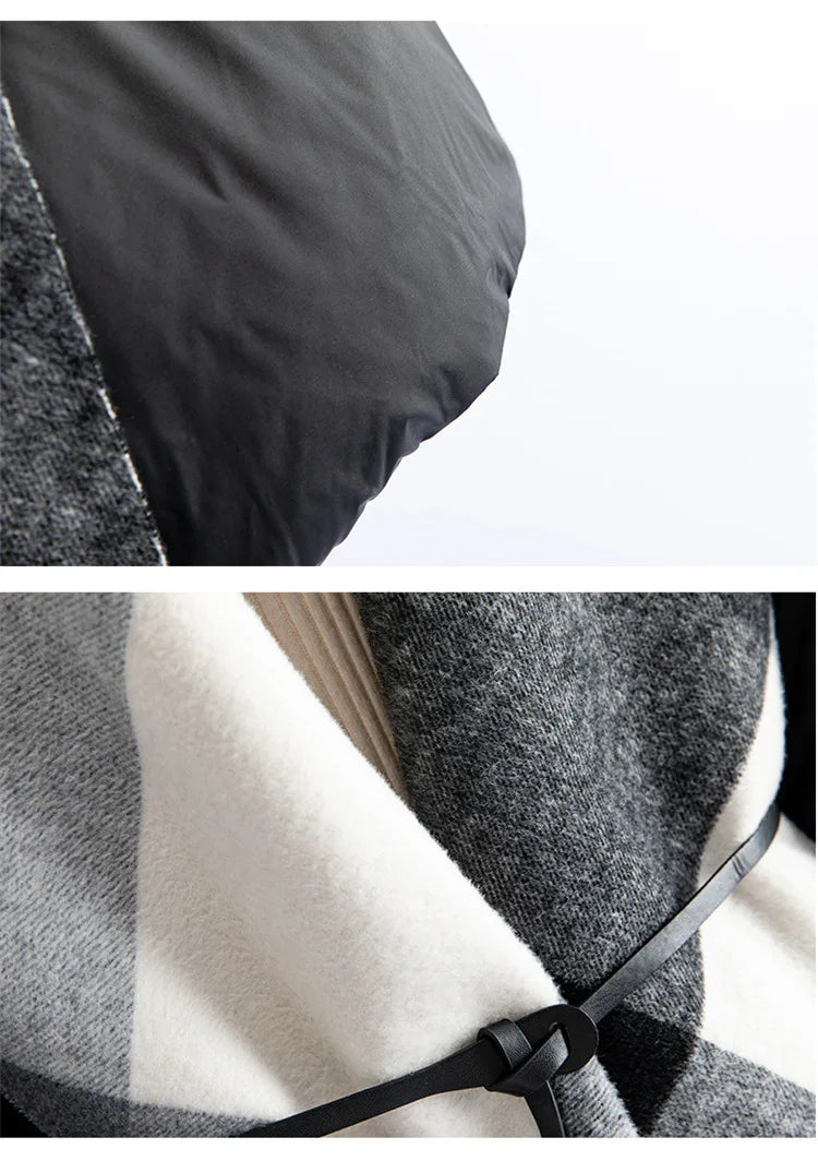 Duttini | Wool-Panel Down Coat
