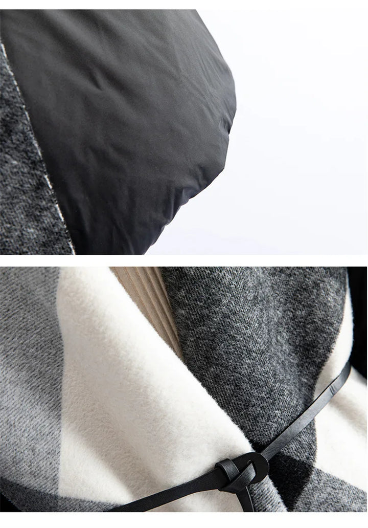 Duttini | Wool-Panel Down Coat