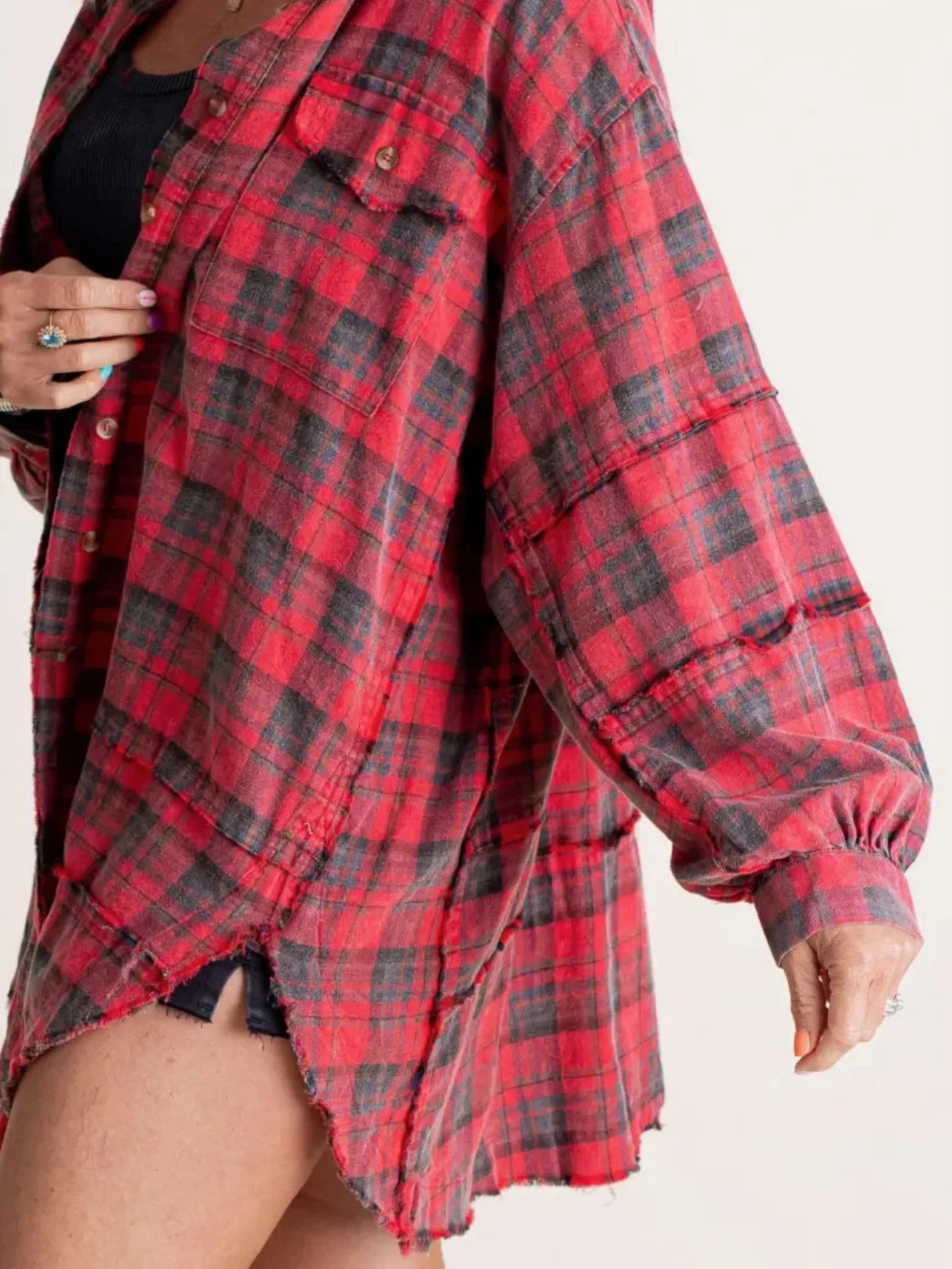 Duttini | Plaid Flannel Shirt for Men in Green