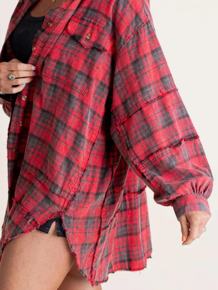 Duttini | Plaid Flannel Shirt for Men in Green