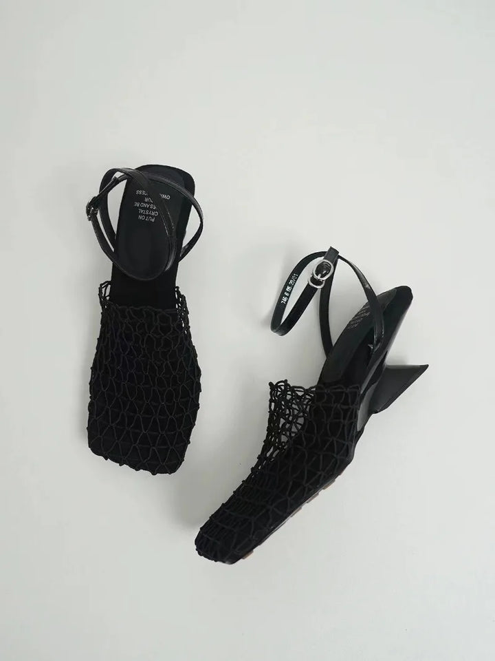 Duttini | Mesh Weave Heels