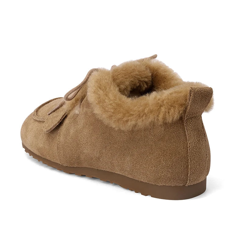 Duttini | Suede Wool Moc Boots