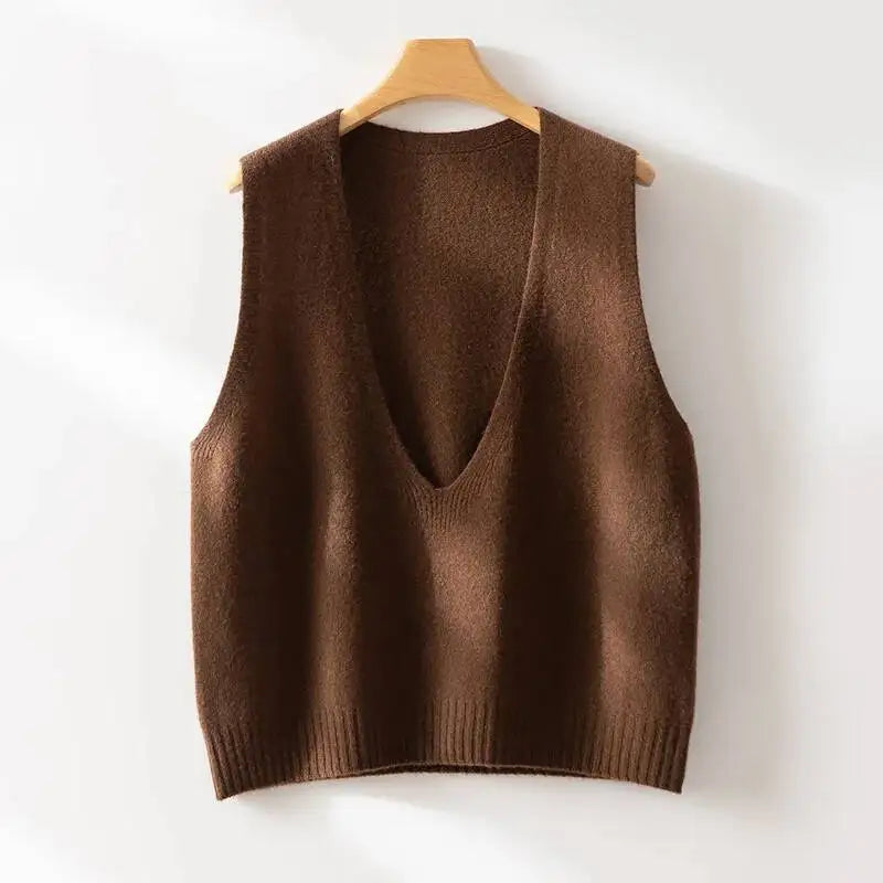 Duttini | Deep-V Wool Vest
