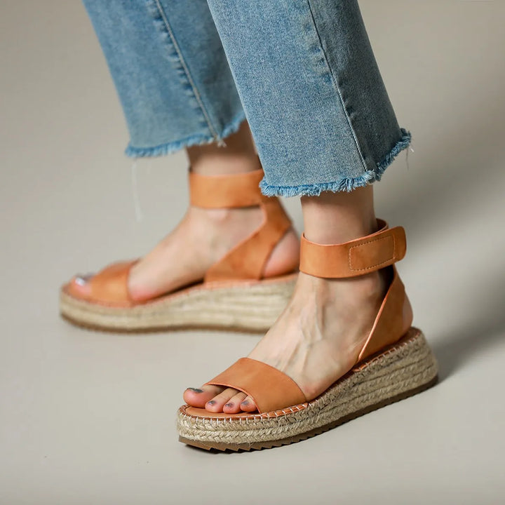 Duttini | Women's Leather Strap Sandals