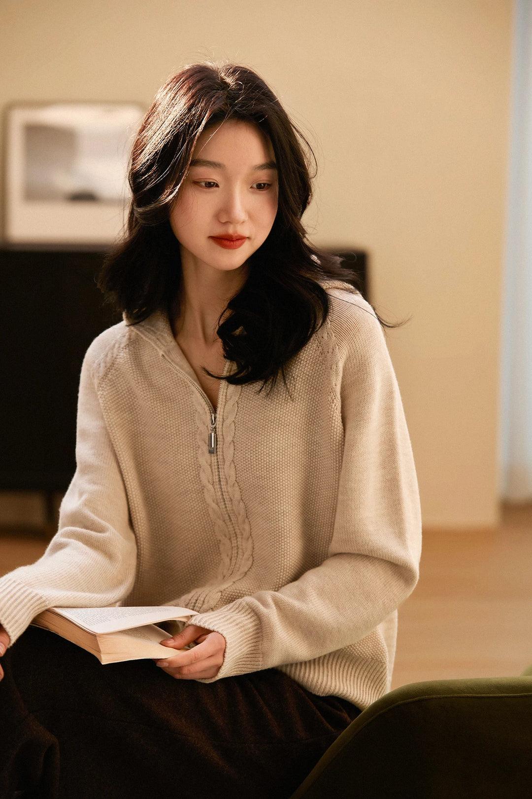 Duttini | Cashmere Hooded Cardigan