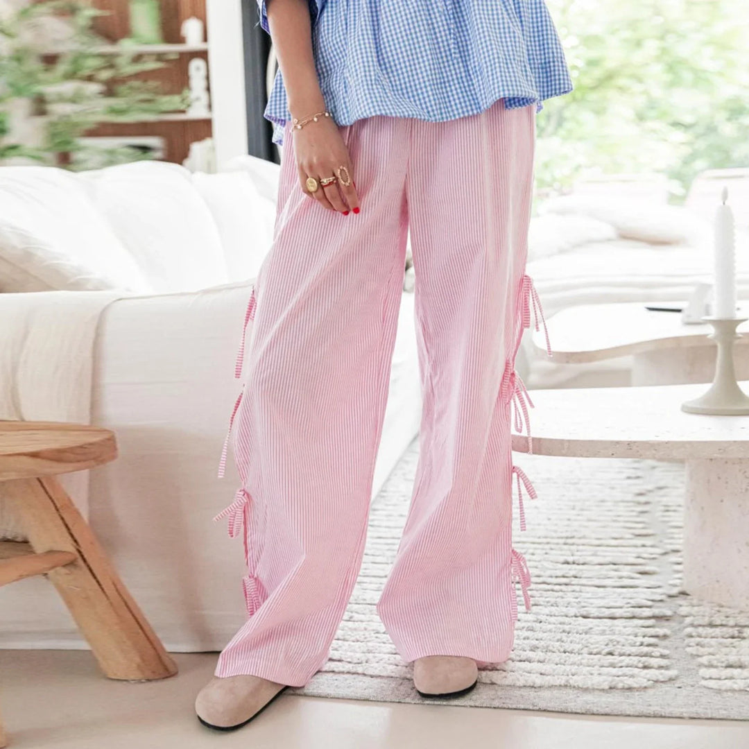 Duttini | Checkered Cotton Trousers