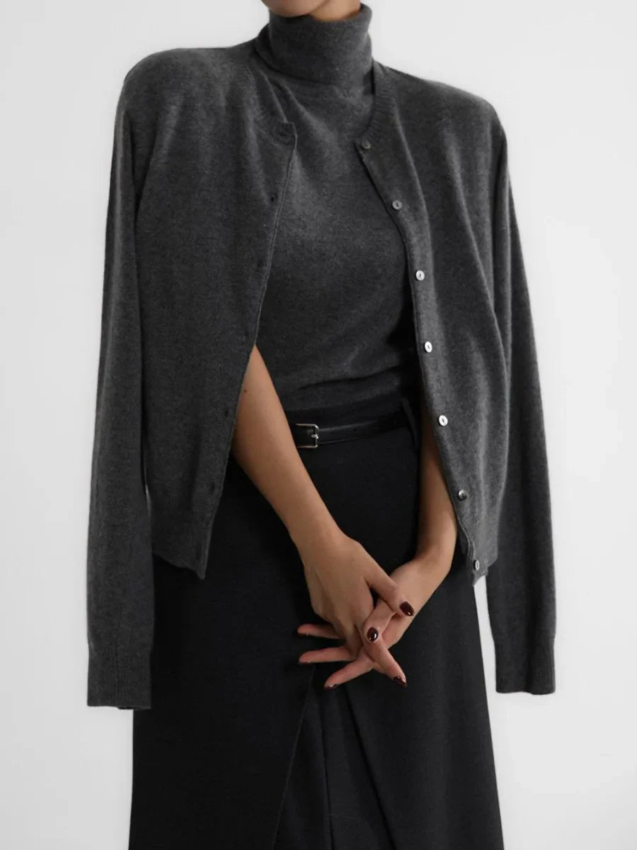 Duttini | High-Neck Vest for Women in Premium Fabric