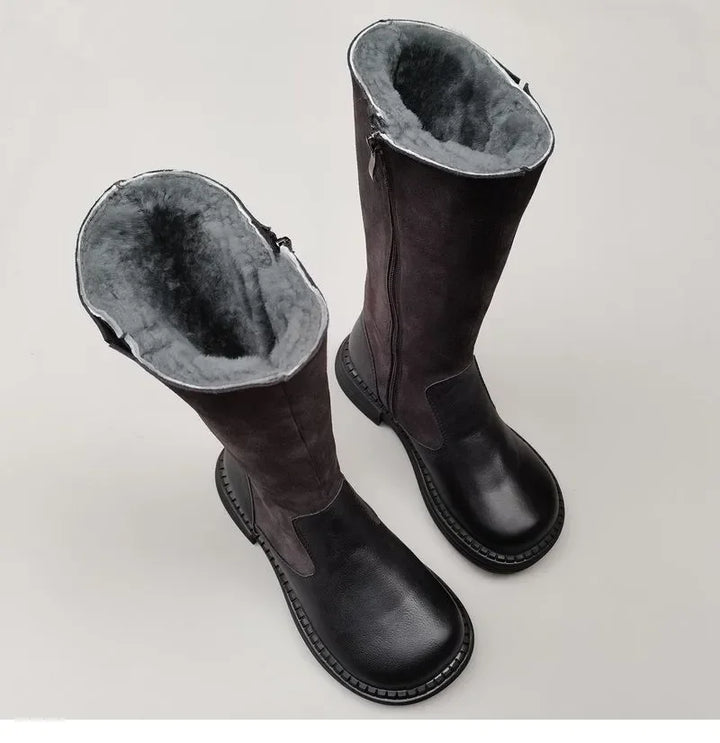 Duttini | Shearling Riding Boots
