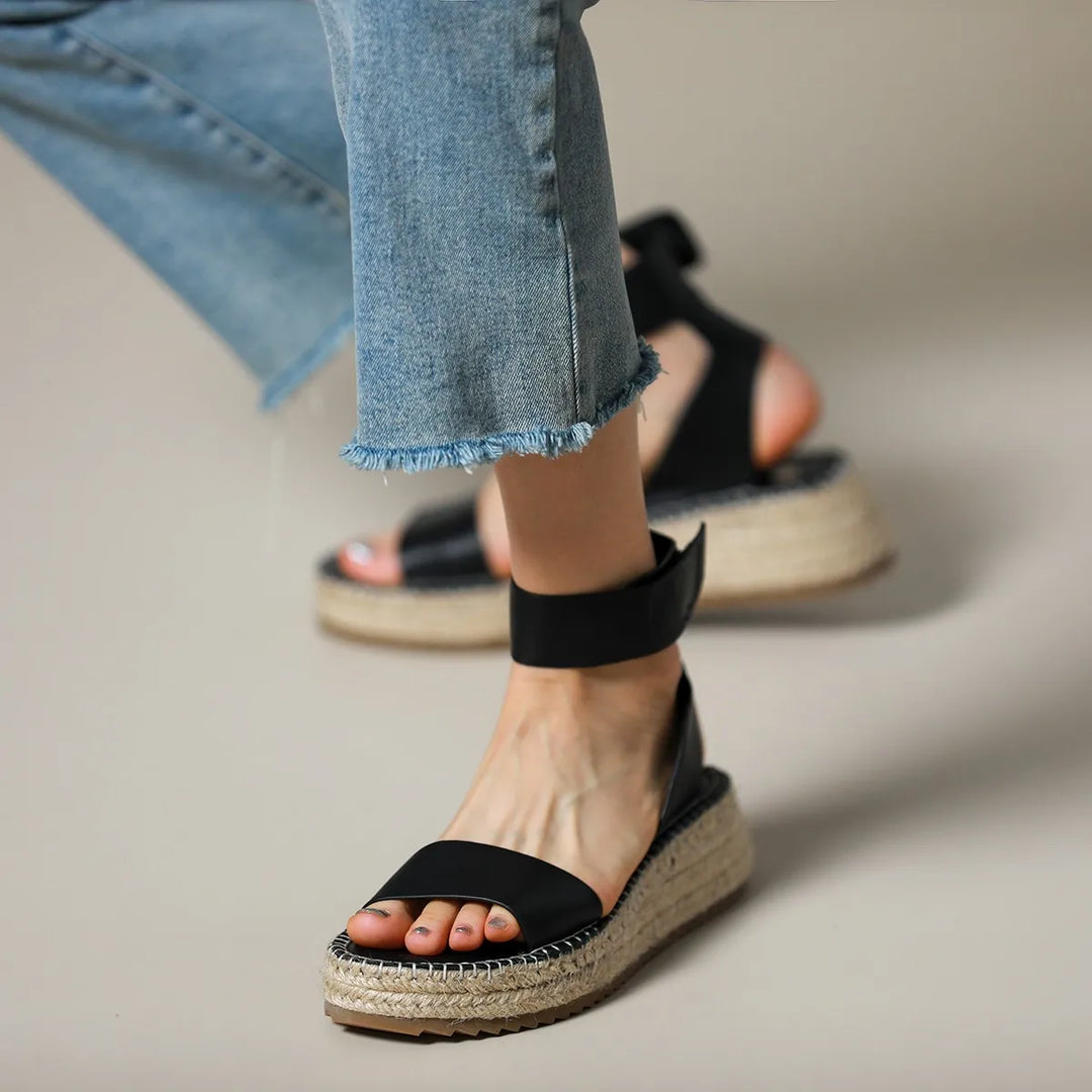 Duttini | Women's Leather Strap Sandals
