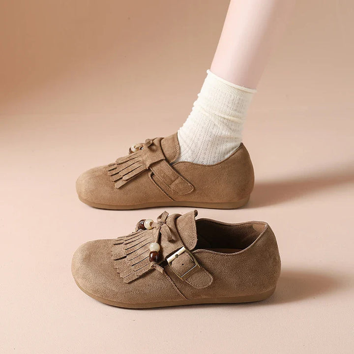 Duttini | Fringe Bead Loafers