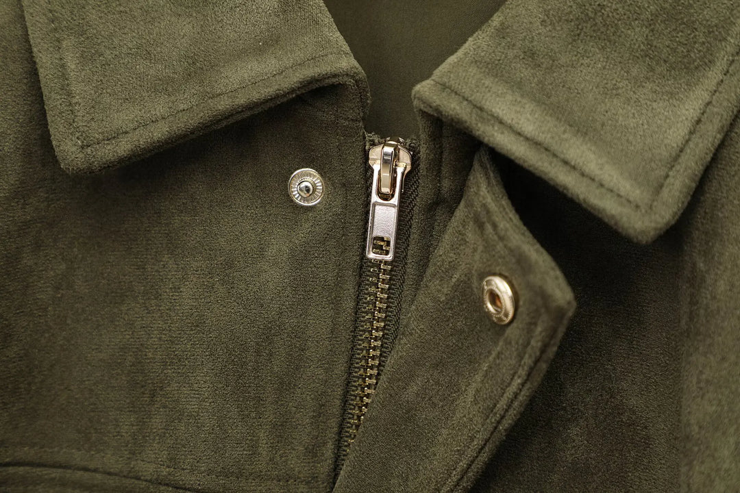 Duttini | Women's Suede Bomber