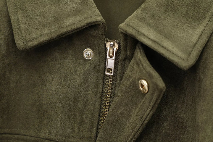 Duttini | Women's Suede Bomber