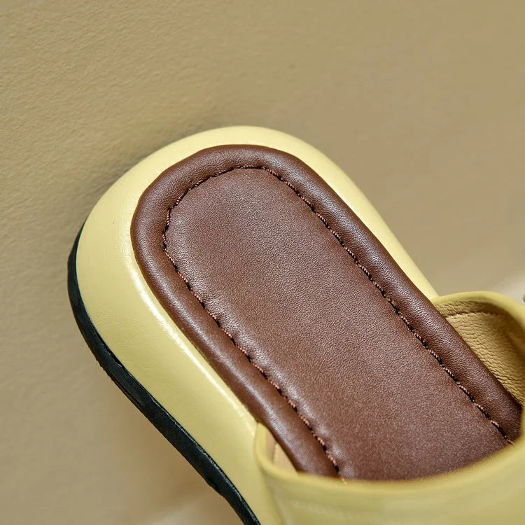 Duttini | Twin-Buckle Slide Sandals