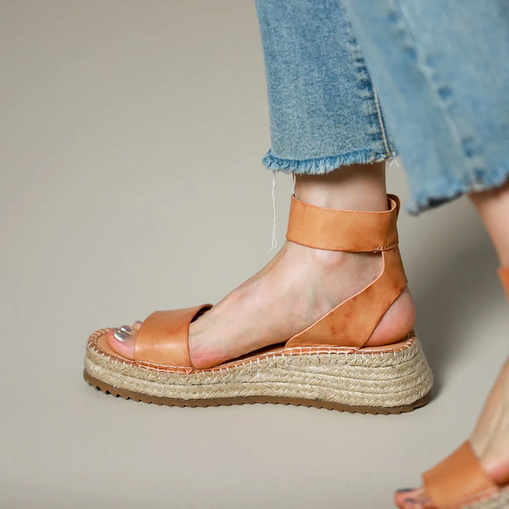 Duttini | Women's Leather Strap Sandals
