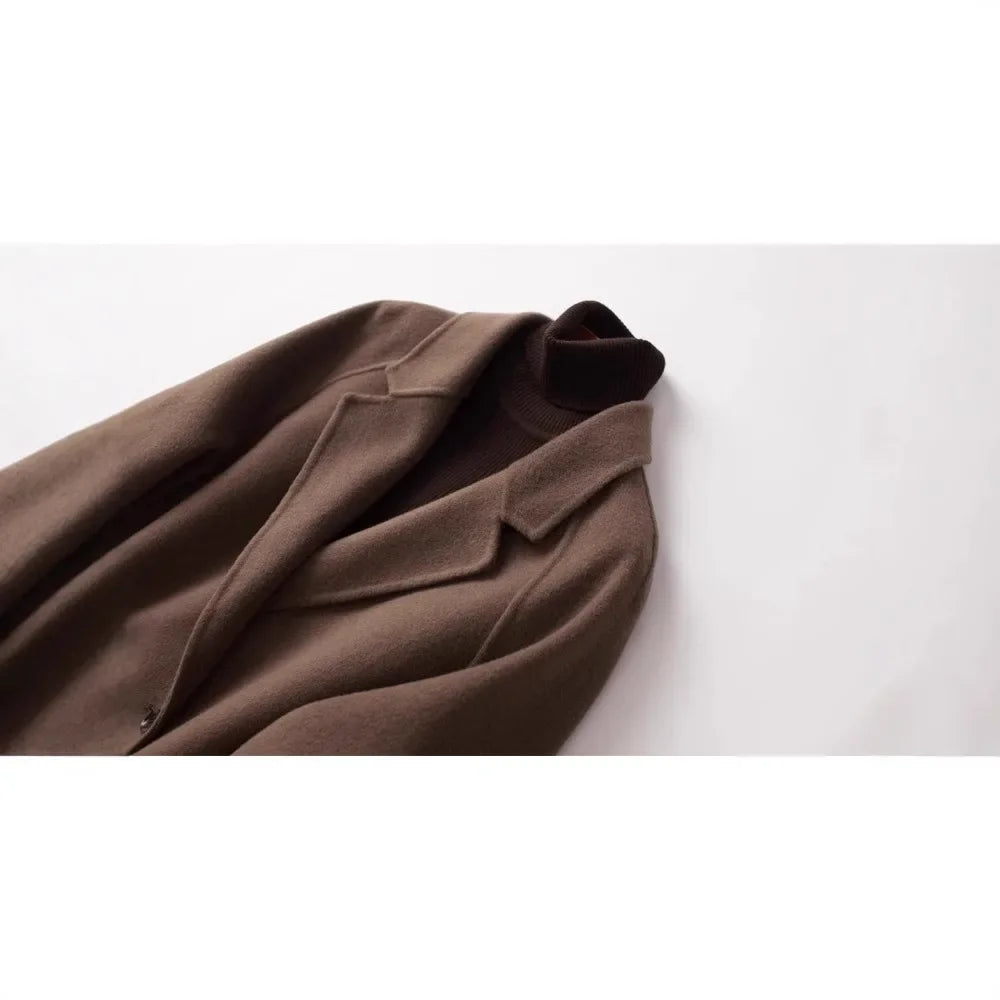 Duttini | Wool Herringbone Coat