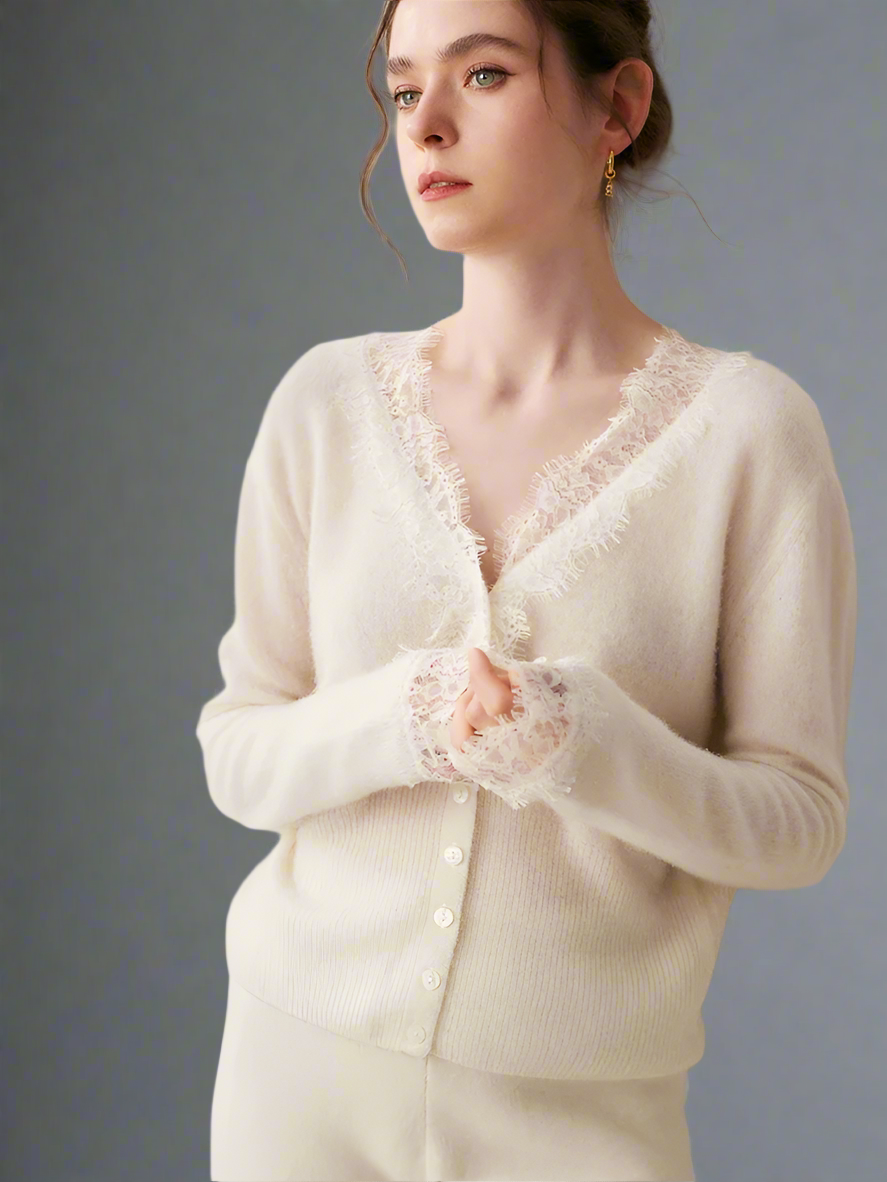 Duttini | Lace Cardigan