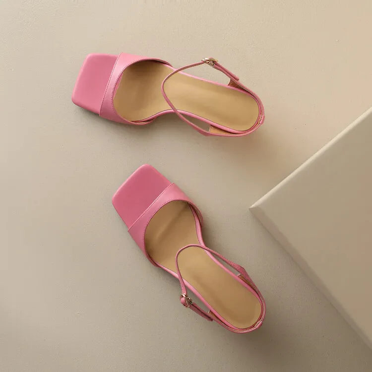 Duttini | Leather Heel Mules