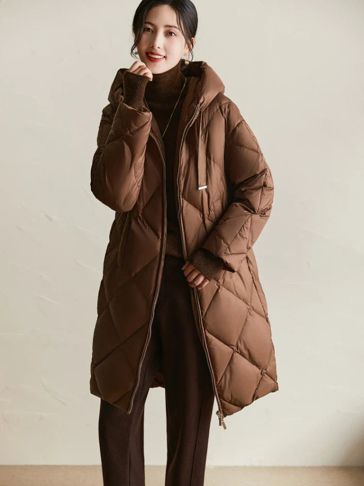Duttini | Quilted Hooded Down Coat