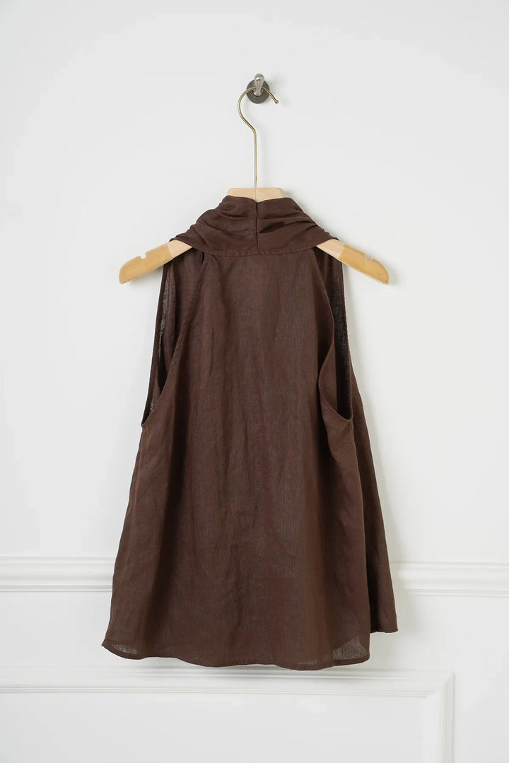 Duttini | Drape Linen Vest