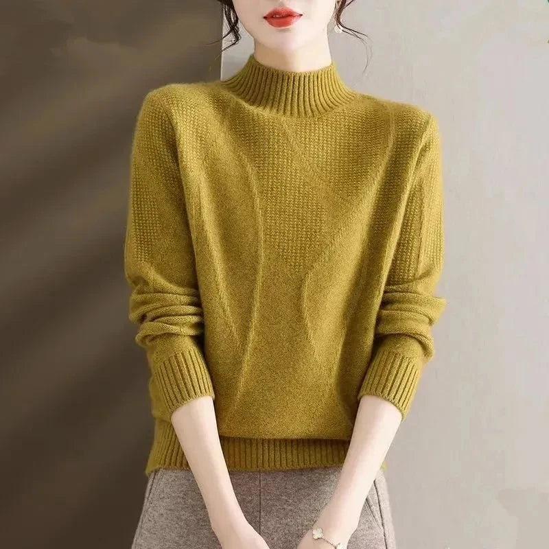 Duttini | Mock Neck Knit Sweater