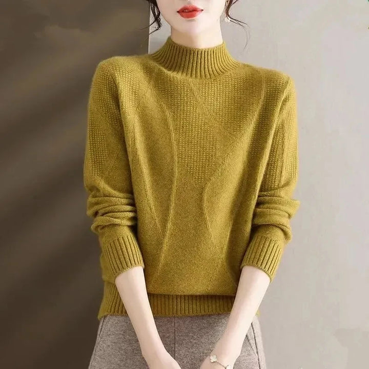 Duttini | Mock Neck Knit Sweater