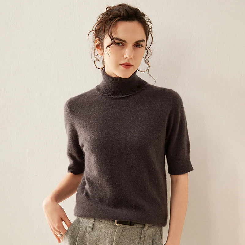 Duttini | Cashmere Turtleneck Tee