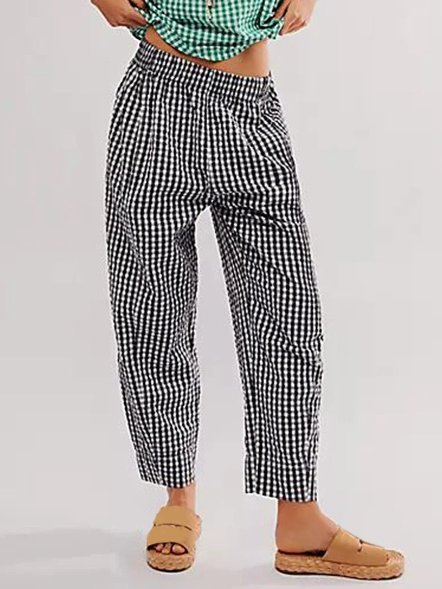 Duttini | Lounge Pants for Women in Soft Fabric, Relaxed Fit, Black