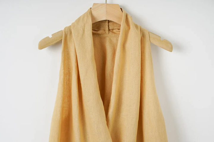 Duttini | Drape Linen Vest