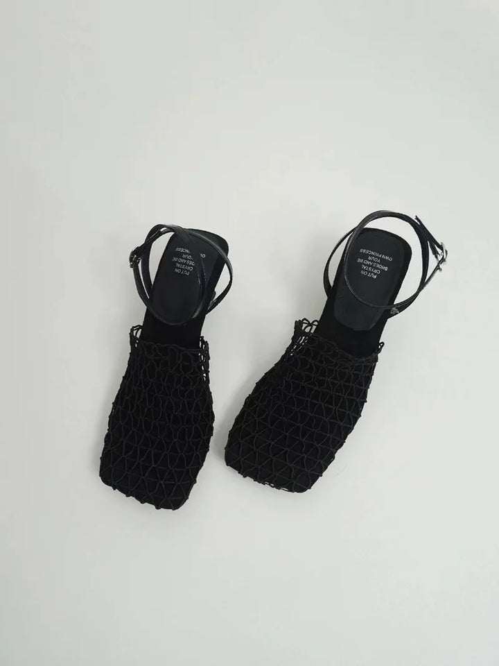 Duttini | Mesh Weave Heels