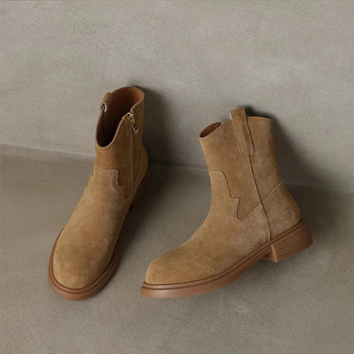 Duttini | Leather Zipper Boots