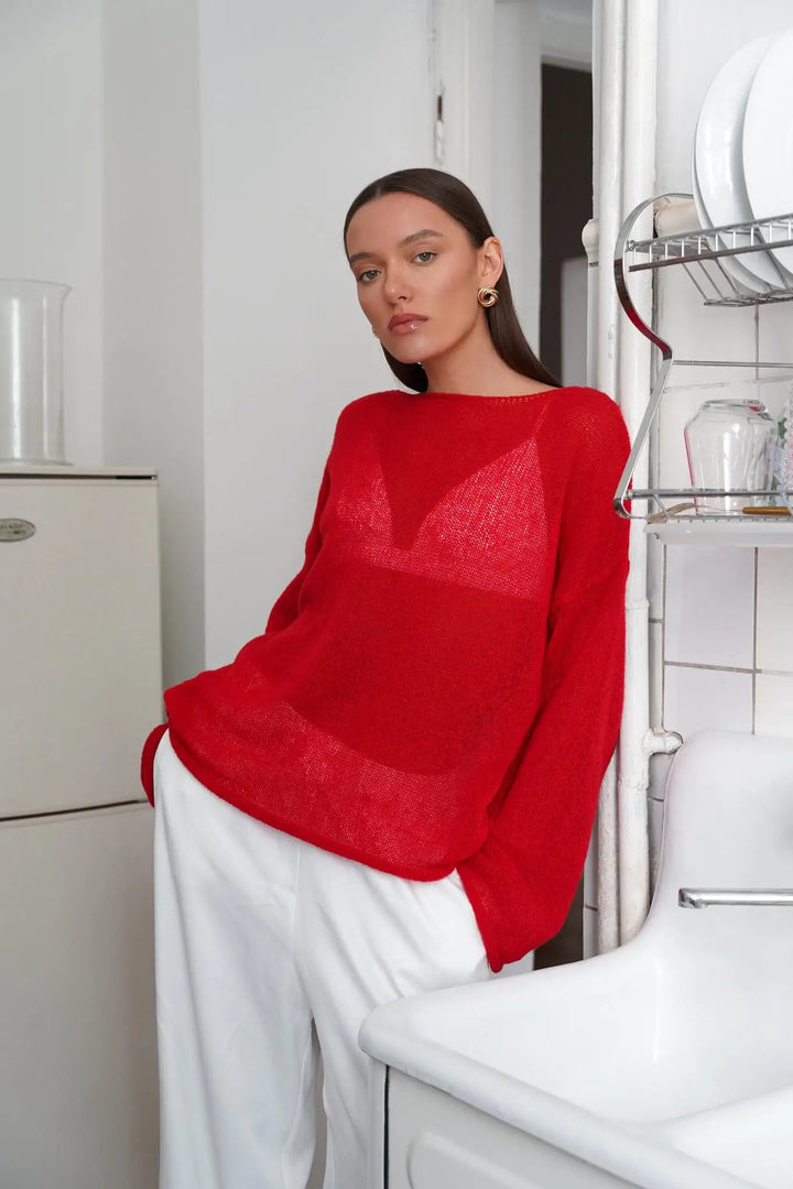 Duttini | Relaxed Crewneck Sweater