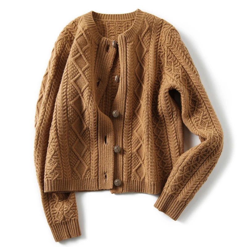 Duttini | Cable Knit Cardigan