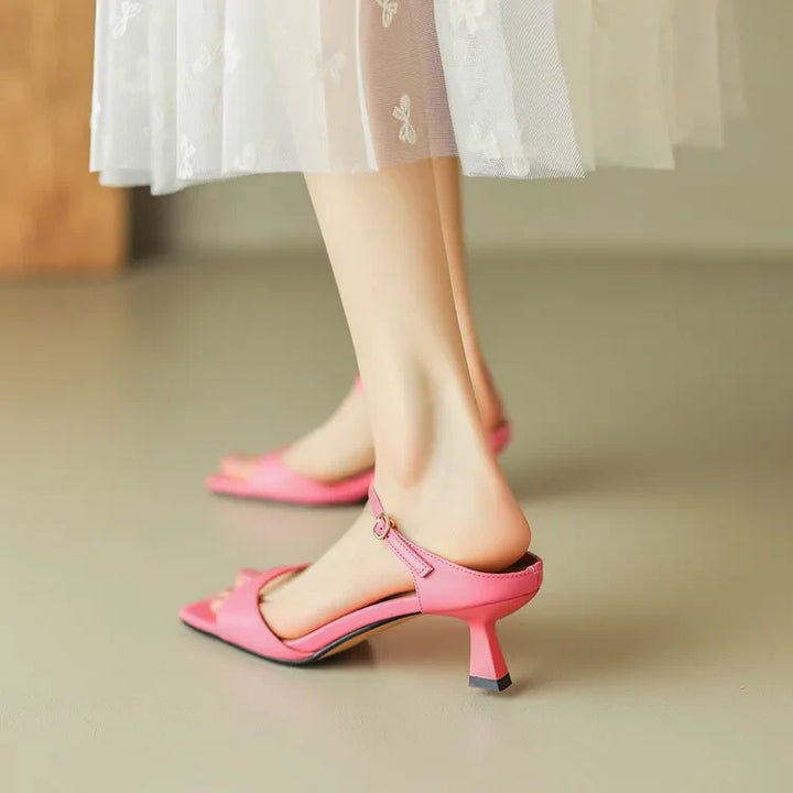 Duttini | Leather Heel Mules