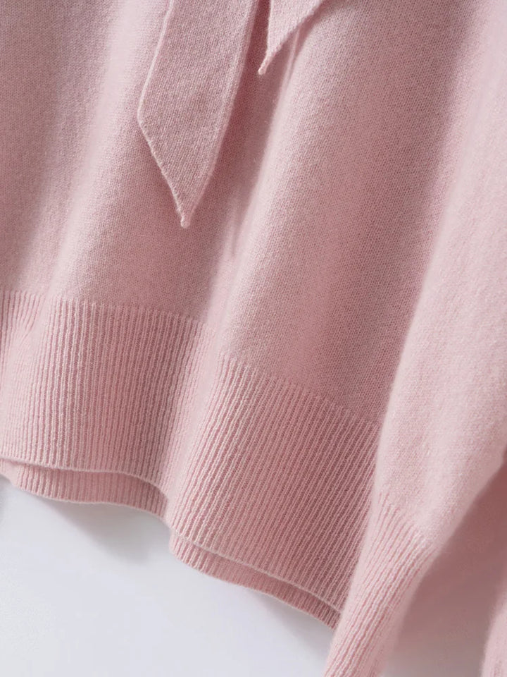 Duttini | Cashmere Pullover with Scarf Collar