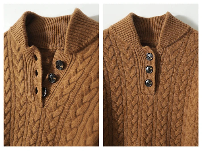 Duttini | Cashmere Button-Up Sweater