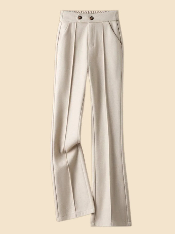 Duttini | Wool-Blend Flare Trousers
