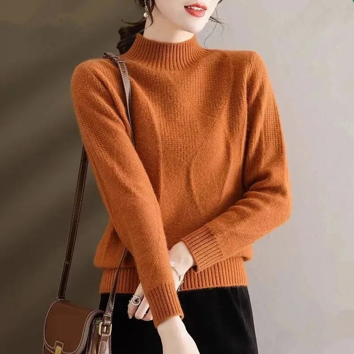 Duttini | Mock Neck Knit Sweater