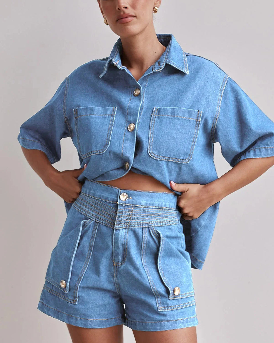 Duttini | 100% Cotton Denim Set