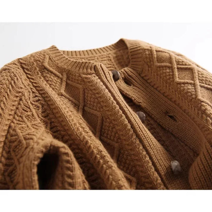 Duttini | Cable Knit Cardigan