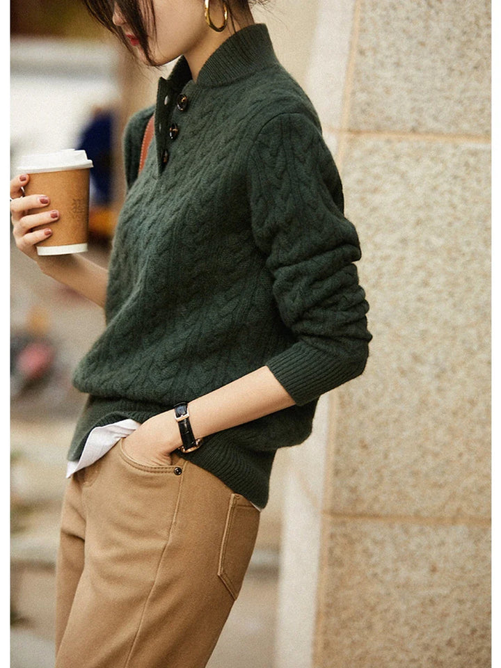 Duttini | Cashmere Button-Up Sweater