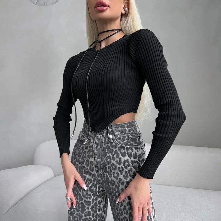 Duttini | Leopard Straight Jeans for Women