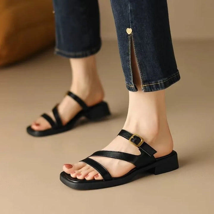 Duttini | Strap Slide Sandals