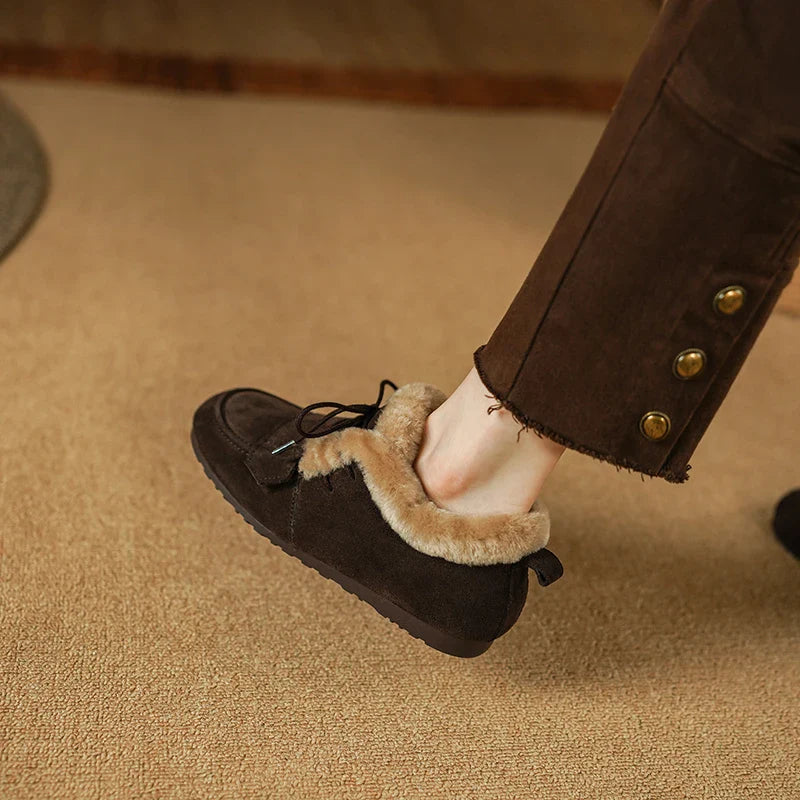 Duttini | Suede Wool Moc Boots