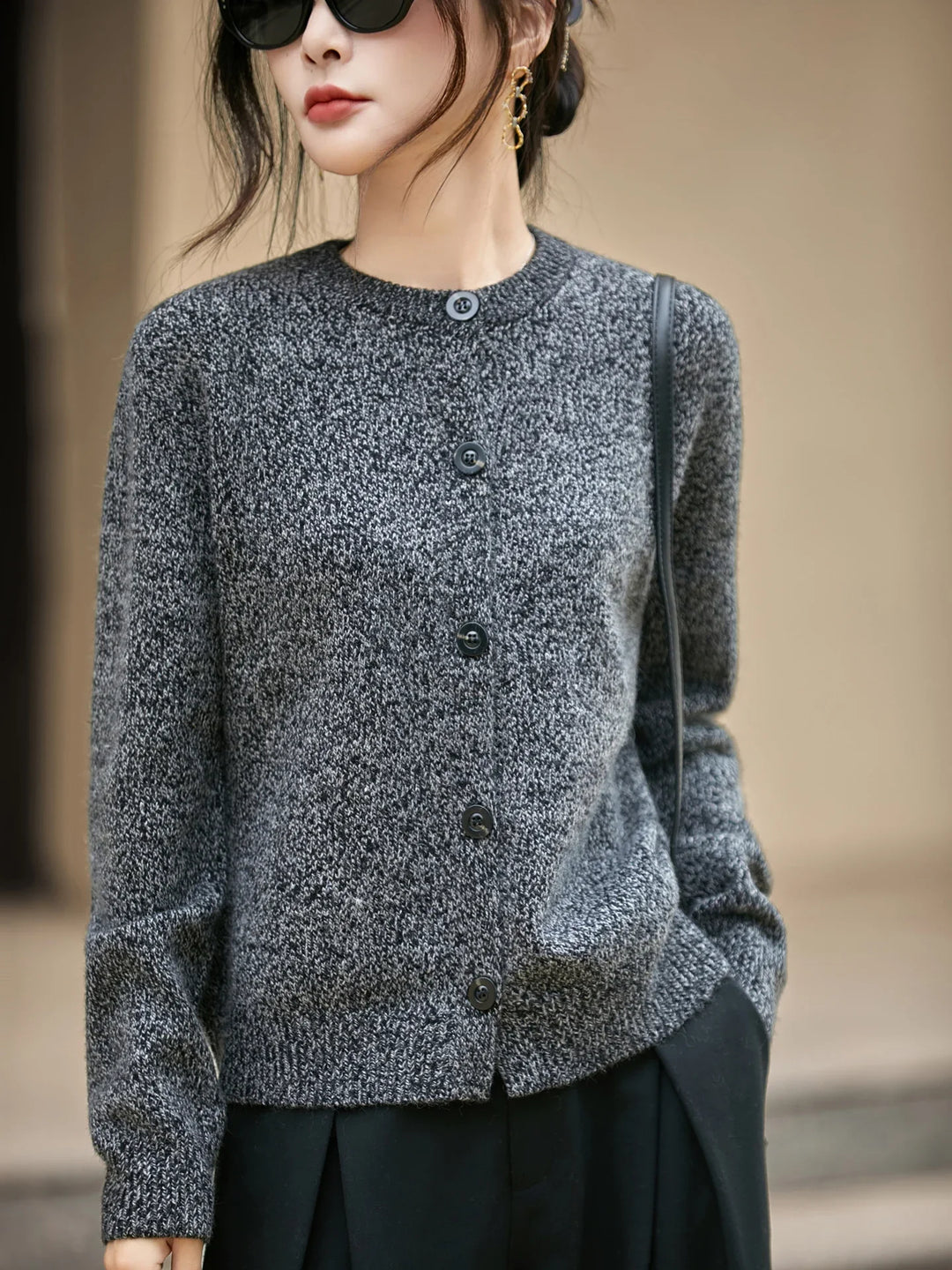 Duttini | Chunky-Knit Alpaca-Blend Cardigan
